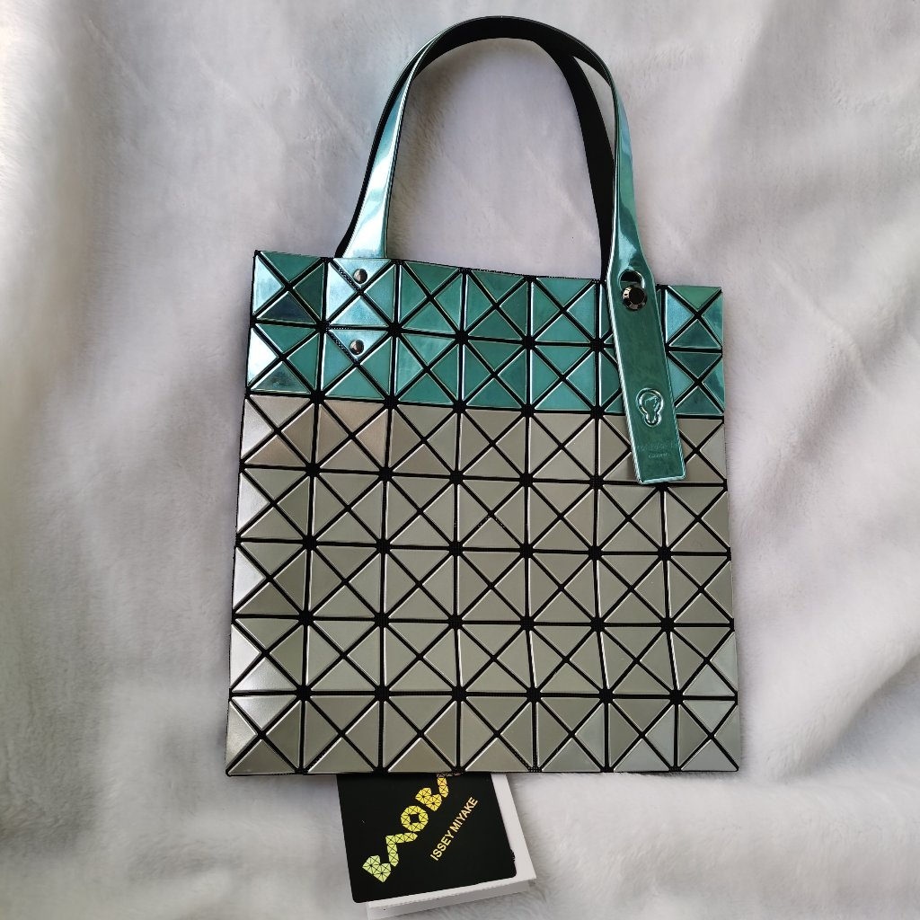 Brand New Bao Bao Issey Miyake Tote Bag Bule Silver Brand New Bao Bao Issey Miyake Tote Bag Bule Silver